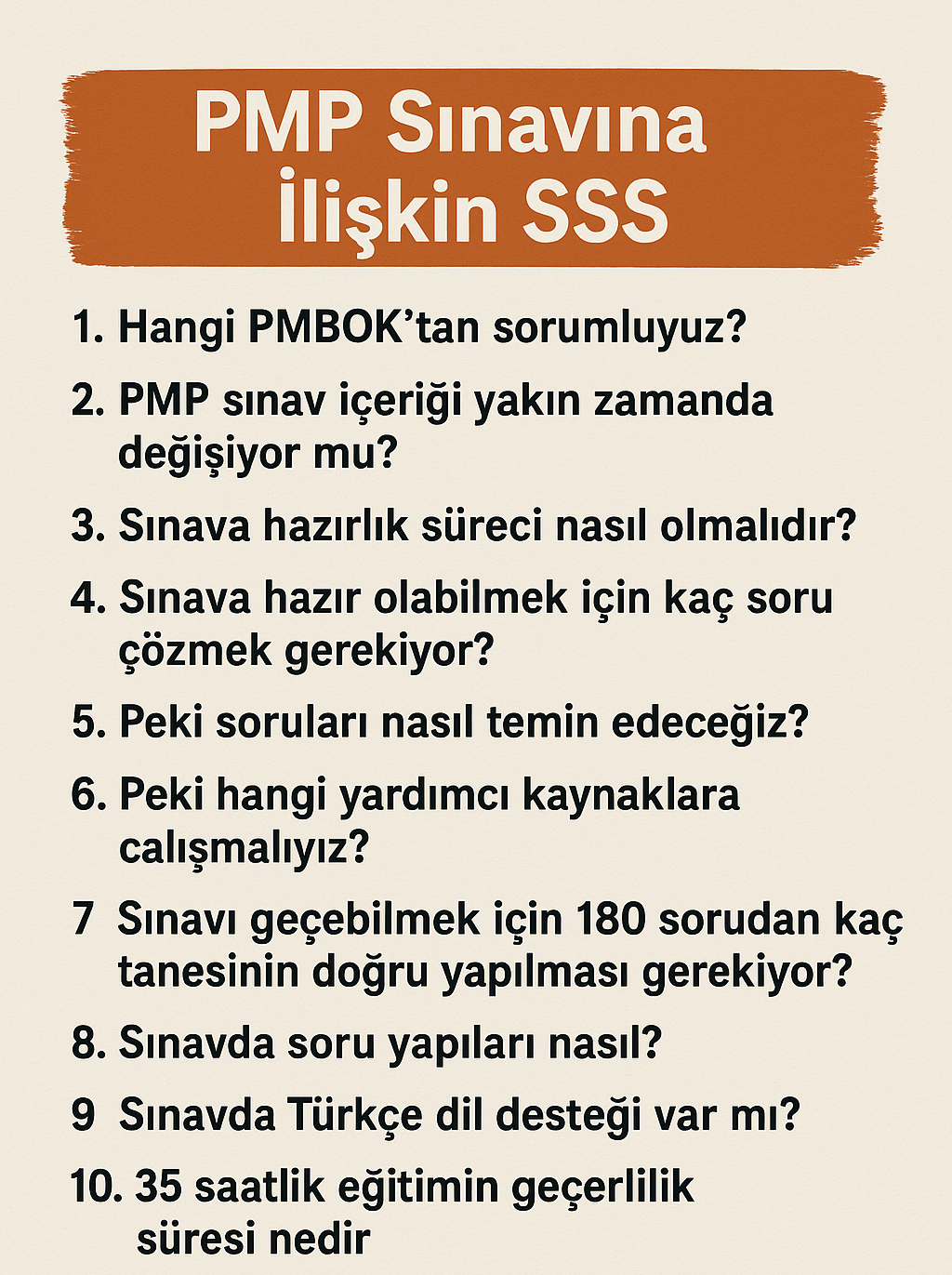 PMP Eğitimi